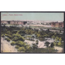 ADUANA PUERTO MADERO ANTIGUA TARJETA POSTAL